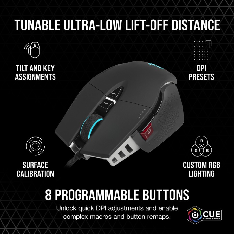 Corsair M65 RGB Ultra Tunable FPS Gaming Mouse