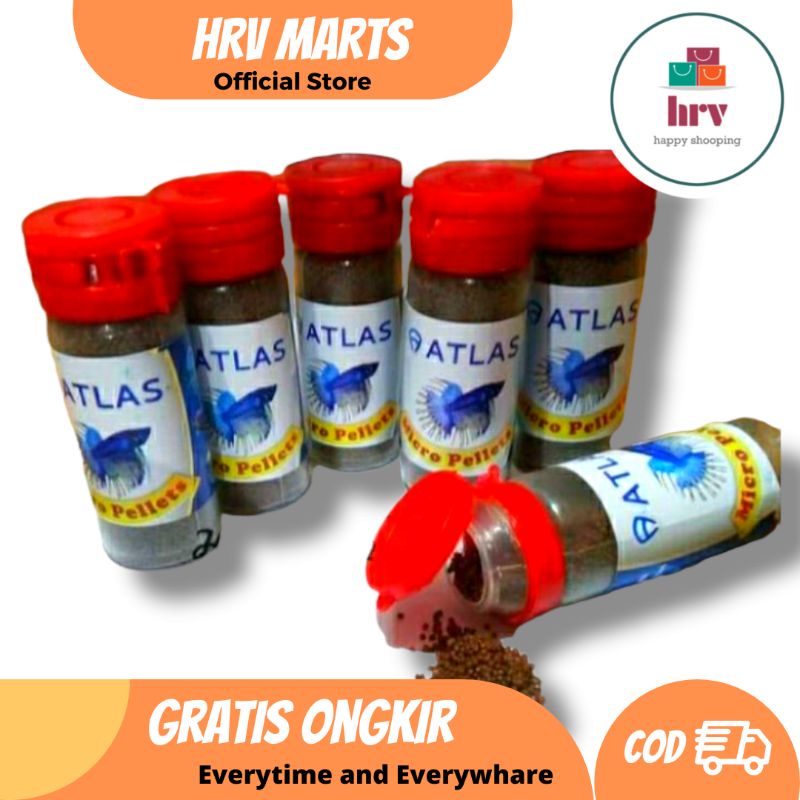 Micro pellet untuk pakan cupang guppy molly dan ikan kecil lainnya