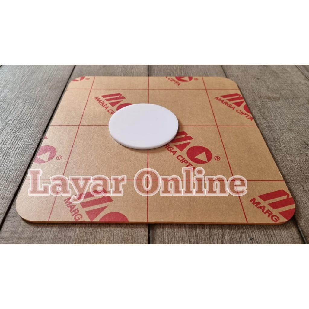 Premium Acrylic Putih Solid 5mm Diameter 23cm Akrilik Laser Cutting Bulat Potongan