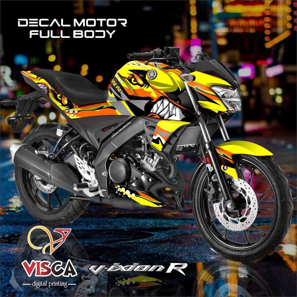 Decal Vixion R Decal Vixion New Stiker Vixion R Stiker Vixion New Shark Custom