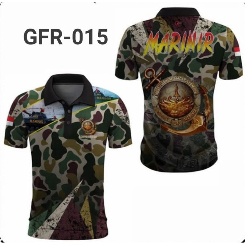 GFR-015 kaos polo drifit marinir