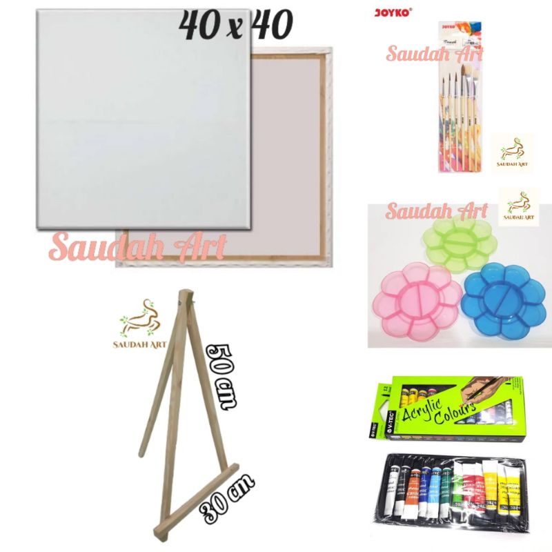 

Paket Lukis Lengkap (kanvas 40x40,kuas,palet,cat akrilik,easel 30x50)
