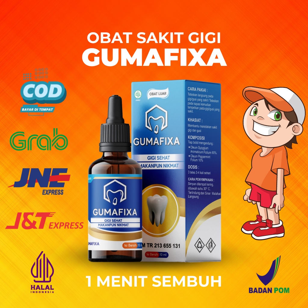 Obat Sakit Gigi Herbal Paling Aman Dan Ampuh Untuk Anak Kecil GUMAFIXA