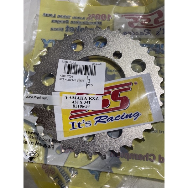 Gir Gear SSS Gir Belakang SSS YAMAHA Rx z king Jupiter Mx Vega R Force One Jupiter Z 428 x 30T - 39T-34