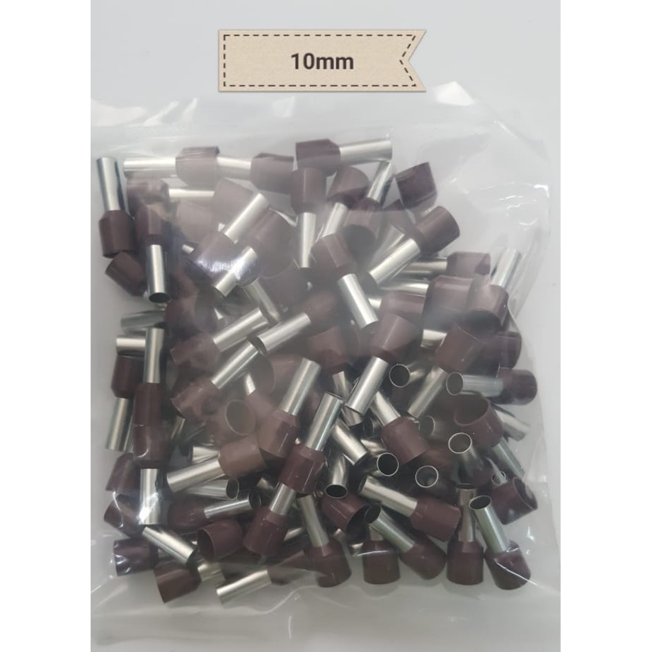 Skun Ferules 10mm /Verules 10mm / Skun Kabel Ferulles 10mm / Skun Tusuk 10mm / Ferules Isolated 10mm