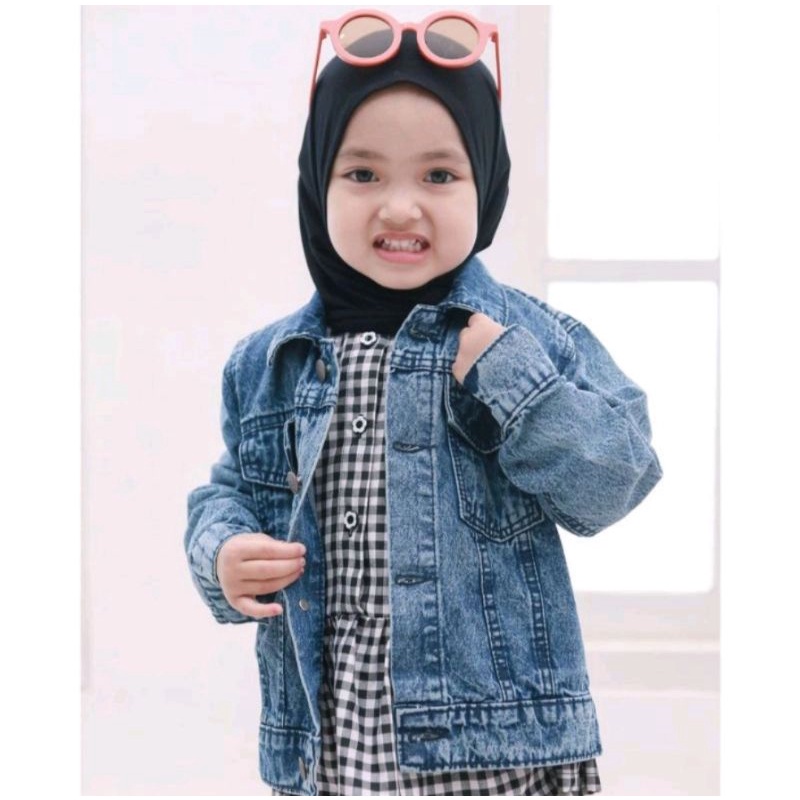 Jaket Jeans Anak Perempuan dan Laki-laki Umur 1-10 Tahun / Baju Jaket Cewek Wanita Model Terbaru 202
