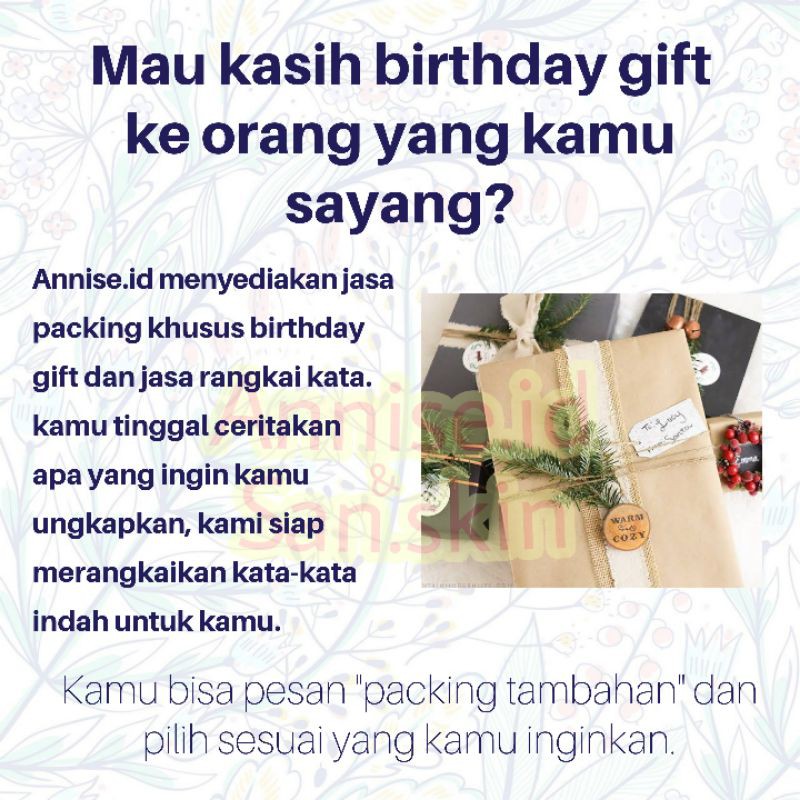 

[BACA DESKRIPSI] RANGKAI BIRTHDAY GIFT & RANGKAI KATA