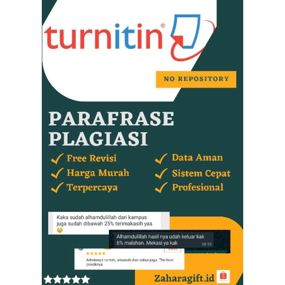 PARAFRASE SKRIPSI Penurunan plagiasi skripsi