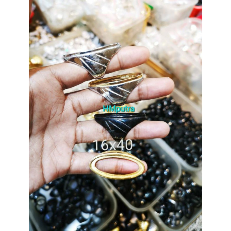 Ring emban titanium super kualitas model pandan