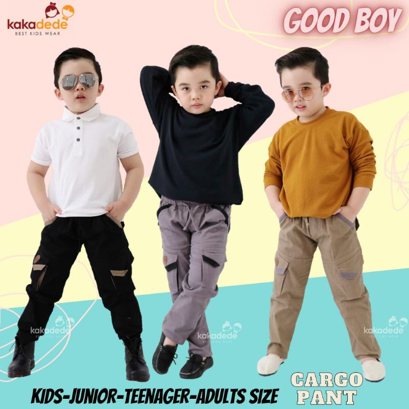 Celana Chinos Good Boys KakaDede / Celana Kargo Anak Laki-laki / Celana Chinos Panjang / Celana Chin