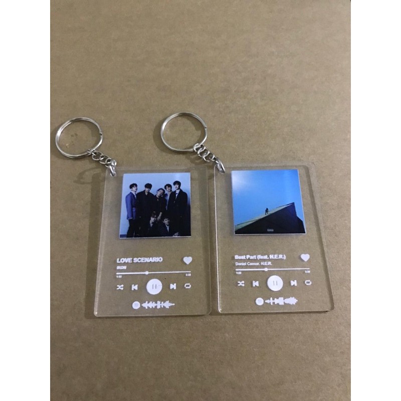 GANTUNGAN KUNCI AKLIRIK SPOTIFY CUSTOM