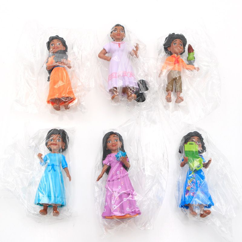 6pcs Mainan Action Figure Encanto Untuk Hadiah Ulang Tahun Anak Laki-Laki / Perempuan