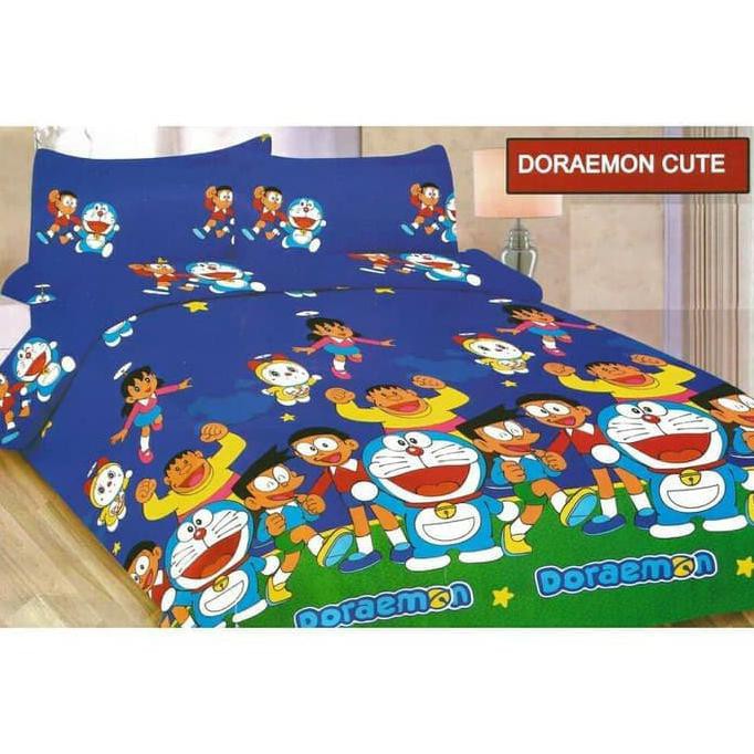 Sprei Bonita Single Size 120 x 200 Motif Doraemon Cute