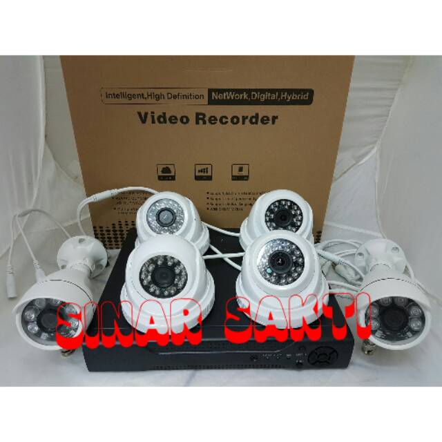 MURAH PAKET CCTV 6 CAMERA  3MP ( KOMPLIT TINGGAL PASANG BRO )