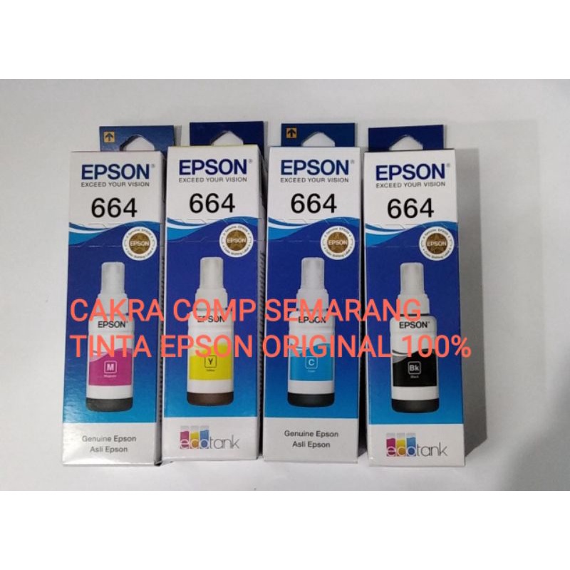 Tinta epson T664 tinta epson 664 original 100%