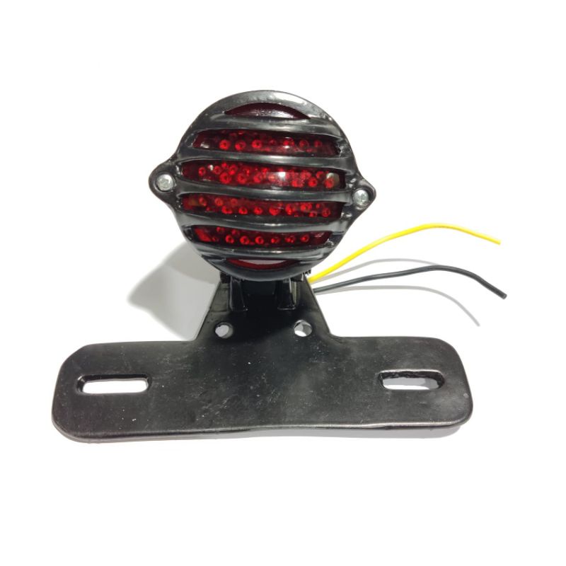 Lampu stop bulat japstyle grill tralis stoplamp custom