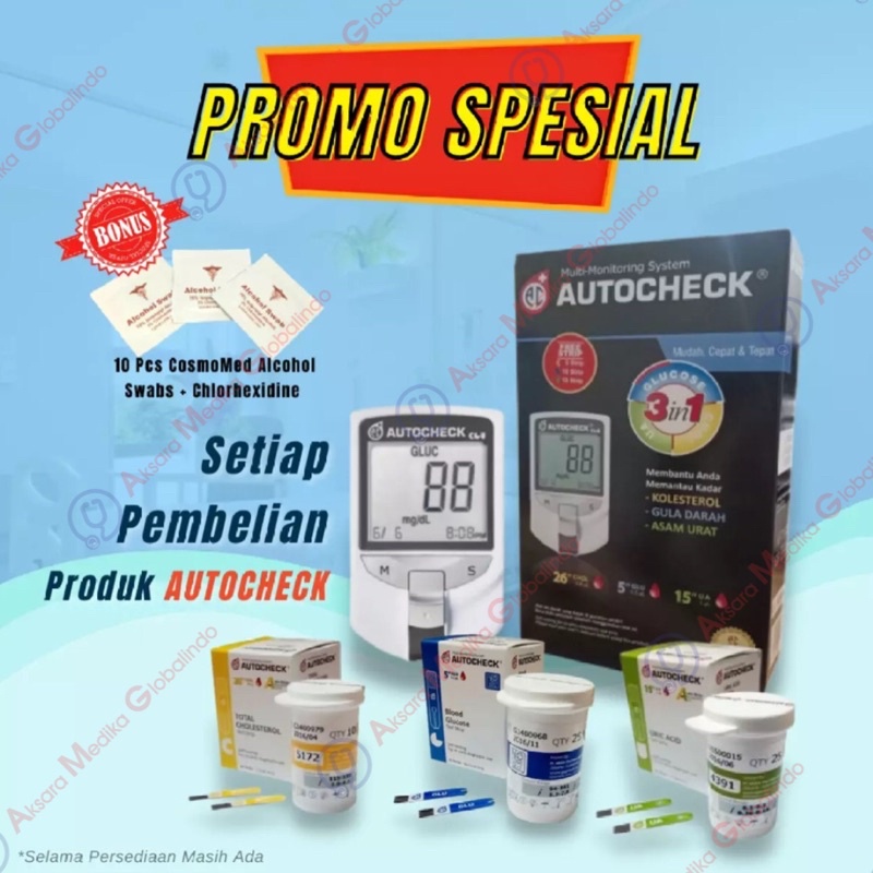 STRIP AUTOCHECK KOLESTEROL / CHOLESTEROL #AMG