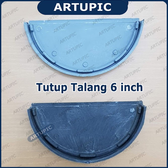 Tutup Talang Pakan 6 inch setengah lingkaran