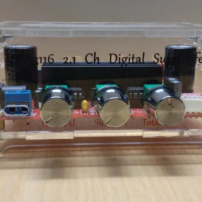 box kit amplifier acrylic class d tpa 3116