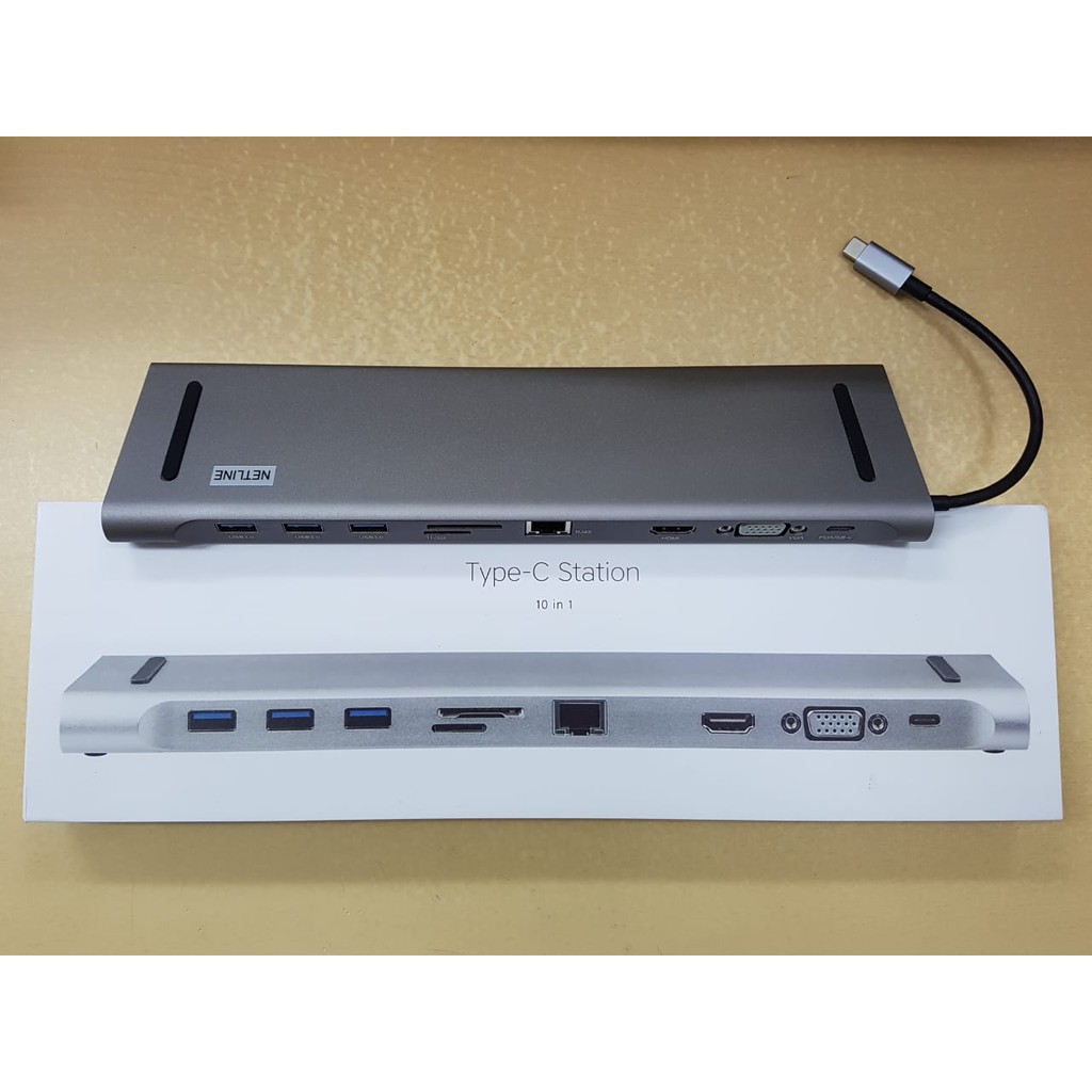 Type-C Stasion 10 in 1 Netline Good Quality
