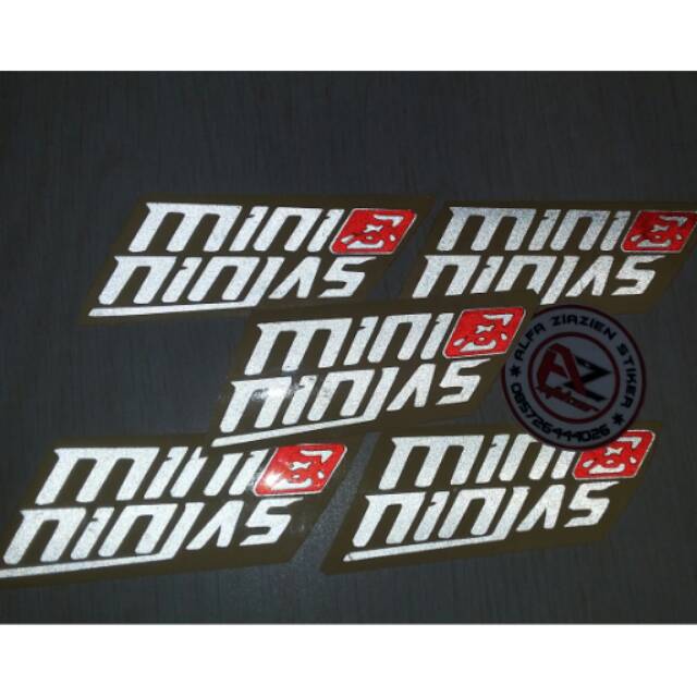 

Cutting stiker minininjas