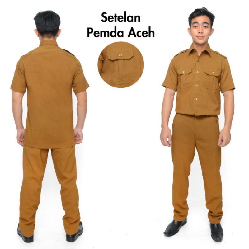 Pdh pria baju pemda pria seragam khaki pria seragam kejaksaan