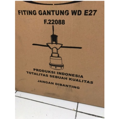 Fitting Lampu Jalan Keramik WD E27 / Fiting Lampu E27 / Fiting Gantung Jalan5450