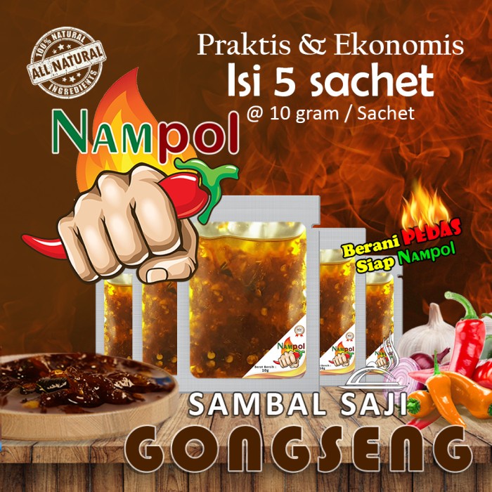 

SAMBAL SAJI NAMPOL GONGSENG (5 sachet)