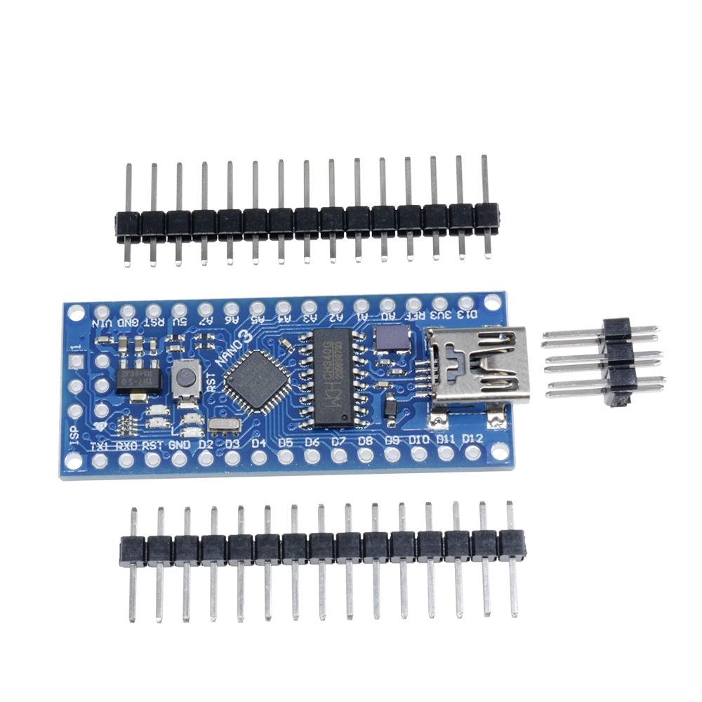 ✫〖ready to ship/COD〗✫  Arduino USB Nano V3.0 ATmega168 16Mhz 5V Mini controller CH340G  DC 3.3-5V For Arduino