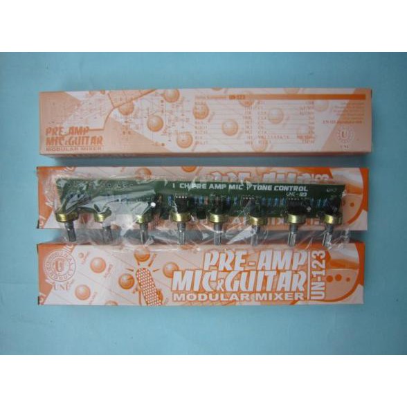 1 CH PRE AMP MIC + GUITAR UN-123 MODULAR MIXER TONE CONTROL sincer02