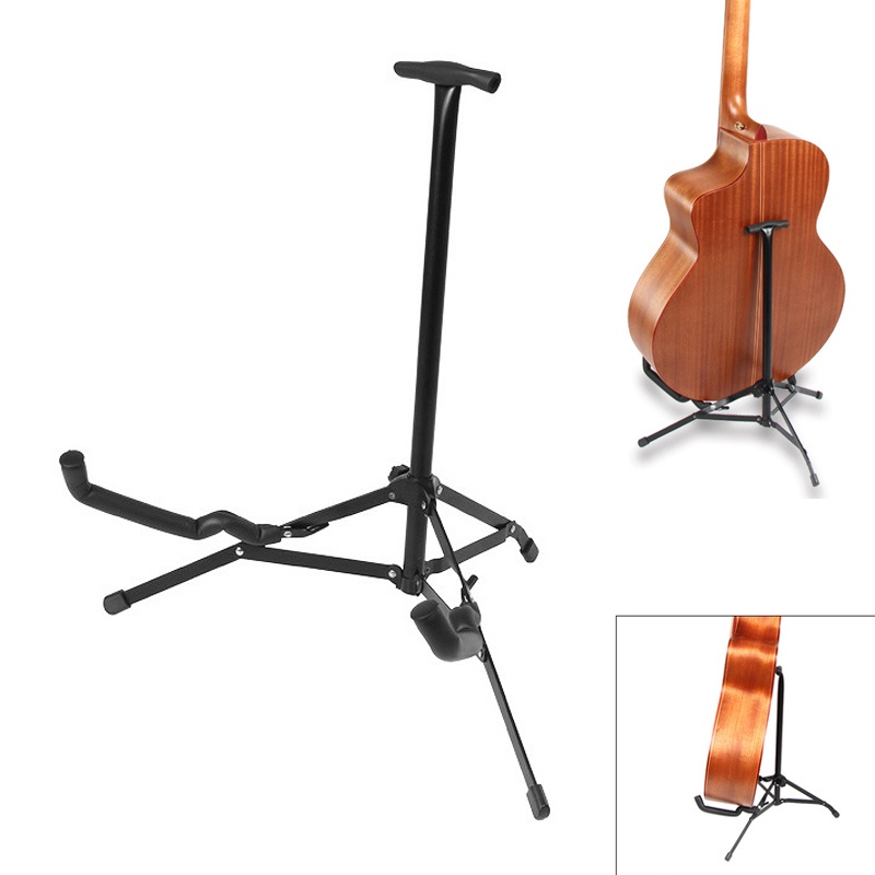 Stand Gitar Bass Biola Mandolin Ukulele Universal Dengan Tripod Stabil