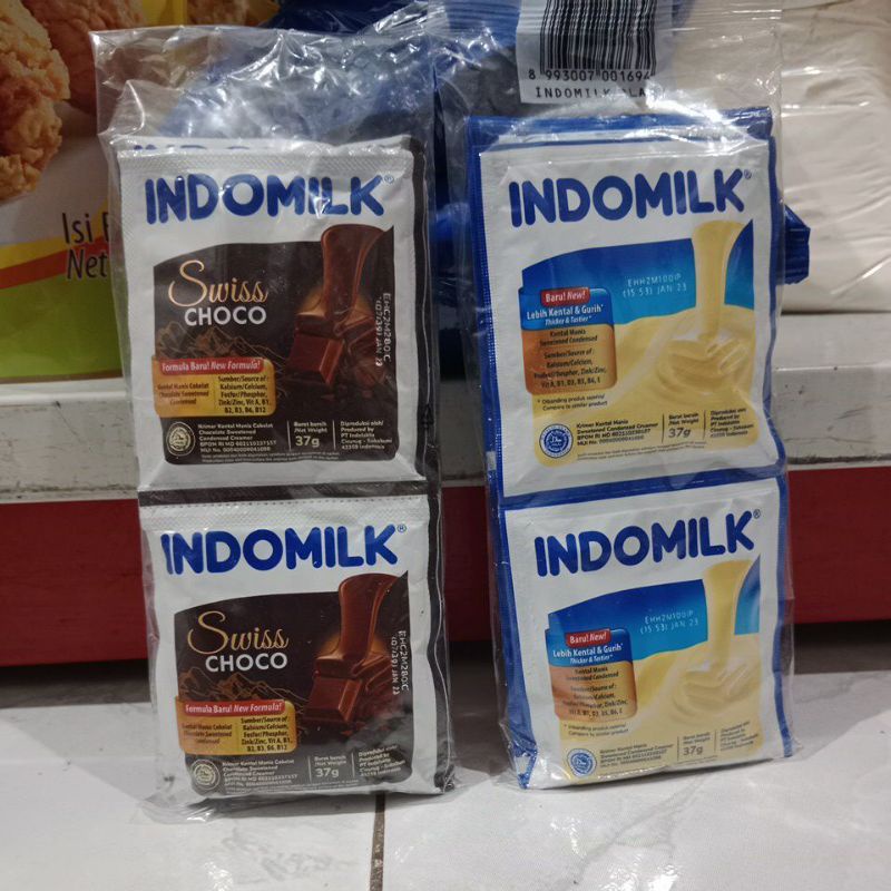 

SKM INDOMILK sachet/renteng coklat & plain (putih)