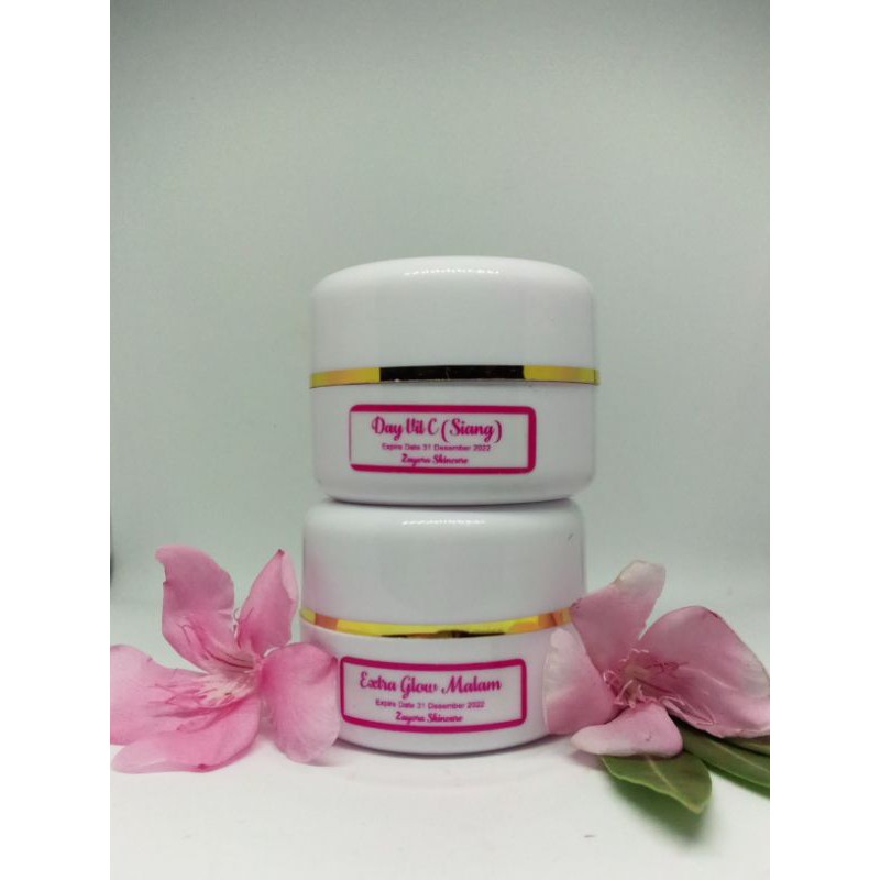 siang malam extra glowing zayora skincare