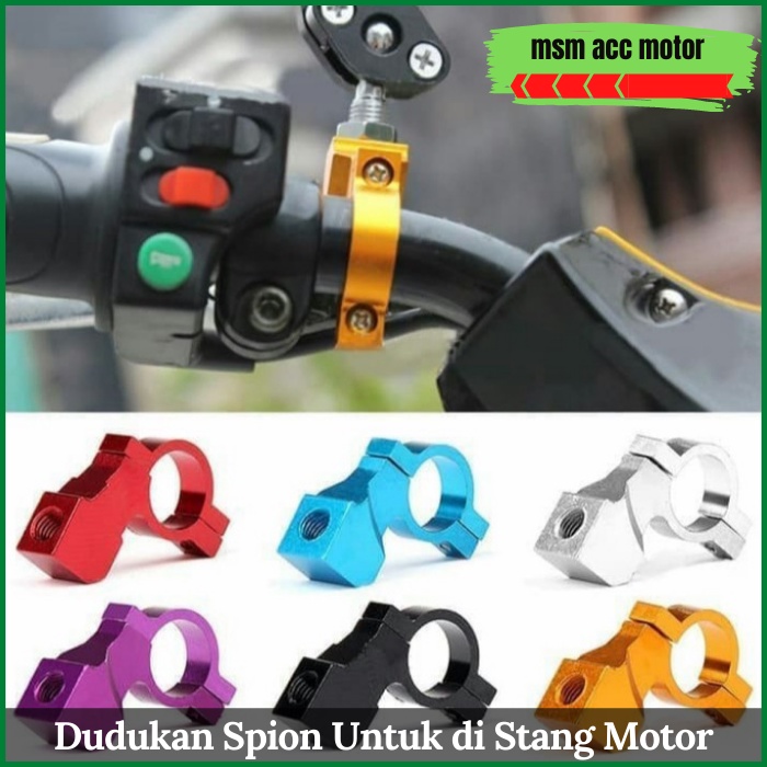 Dudukan Spion Untuk di Stang Motor (Universal)