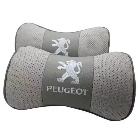 G-club Bantal Sandaran Kepala Bahan Kulit breathable Untuk Peugeot