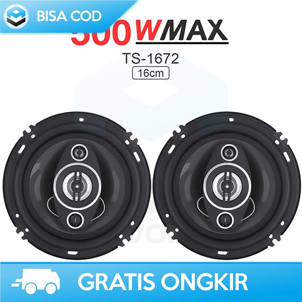 SPEAKER SUBWOOFER MOBIL HIFI PCINENER 6 INCH 500 W BAJA MAGNET 2 PCS