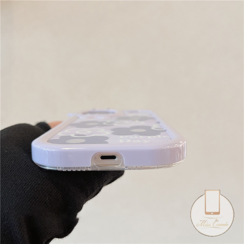 Vivo Y21 Y21A Y35 Y12i Y15s Y22 Y16 Y15A Y21s Y15 Y75 Y55 V25 V23E V23 Y11 Y11s Y12 Y20 Y33T Y20s G Y91C Y51 Y33s Y91 Y30 Bunga Segar 3D Bow-knot Monster Kecil Lensa Soft Case