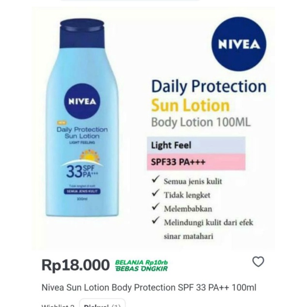 Nivea SPF 33