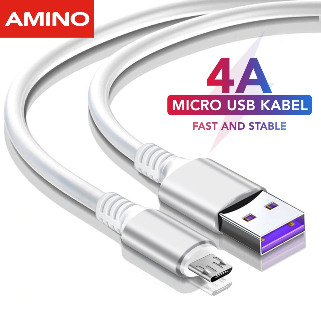 Charger Xiaomi Redmi 6 4X 4A Note 4 5A 4X Note 5A Casan White / Kabel Amino 4A Untuk Vivo / Xiaomi / Oppo