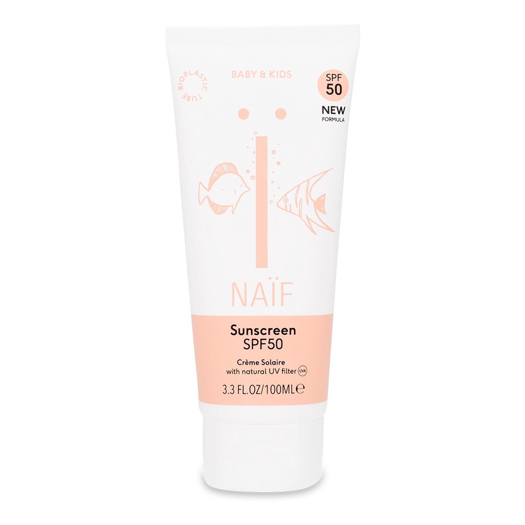 NAIF BABY SUNSCREEN SPF 50 100ML / P046