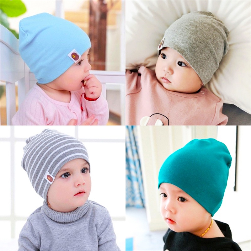 Topi Kupluk Bayi Hangat DC Kids Kupluk Rajut Pompom Usia 0-3 Tahun/C 173