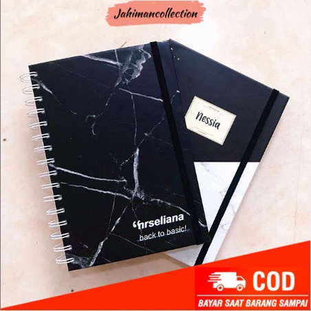 

✨ BISA COD ✨ Notebook Custom Cover (Depan & Belakang) Isi 90 Lembar