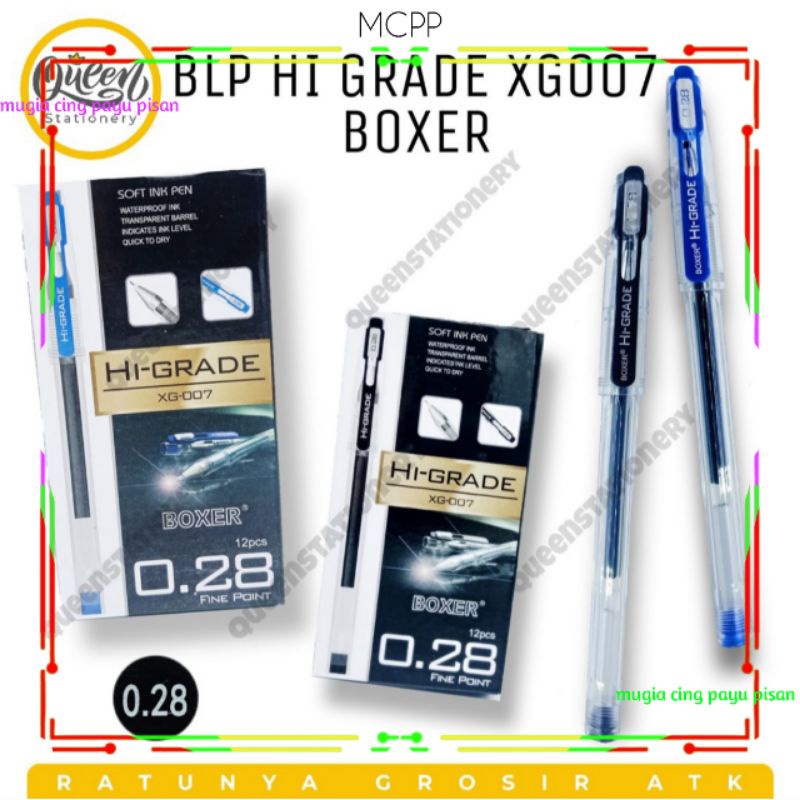 

Pulpen Hi-Tech HI-GRADE XG 007 Boxer 0,28 1Pcs