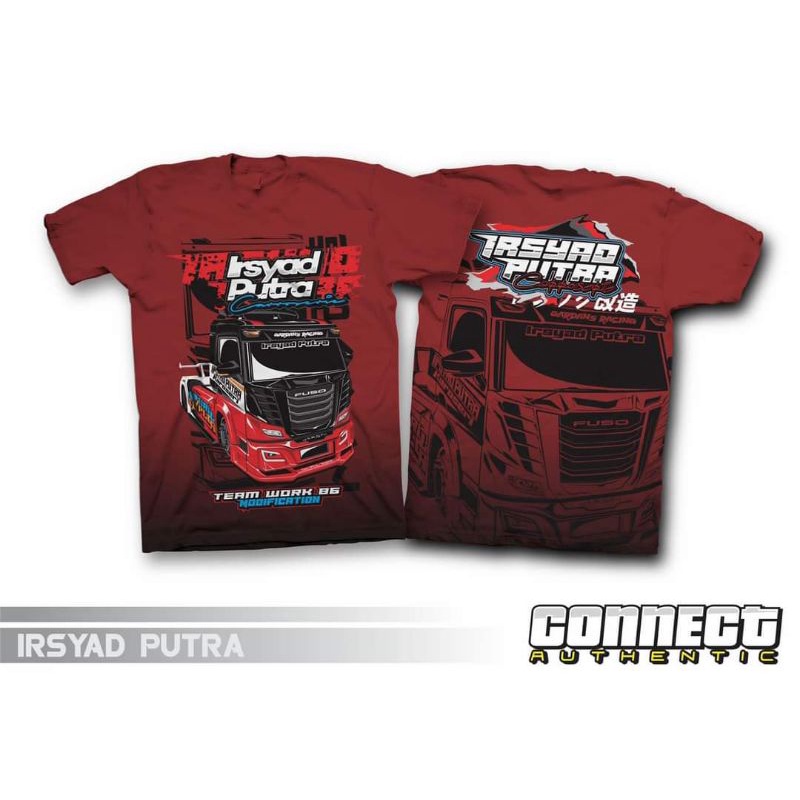 Kaos DEWASA New Canter Explore Maroon IRSYAD PUTRA KAROSERI