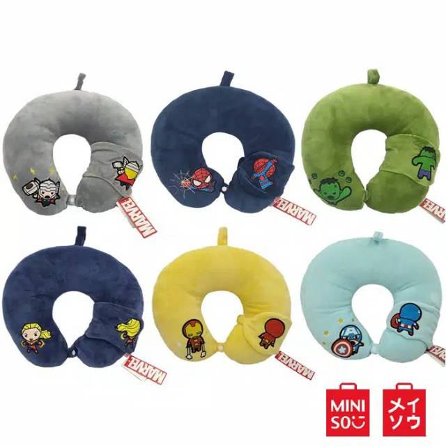 Bantal Leher Marvel ORIGINAL Miniso