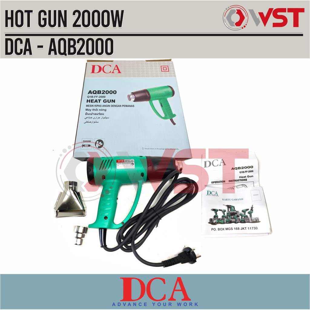 HEAT GUN 2000W DCA AQB2000 untuk Kaca film / Heatgun 2000W / Hot Gun 2000w