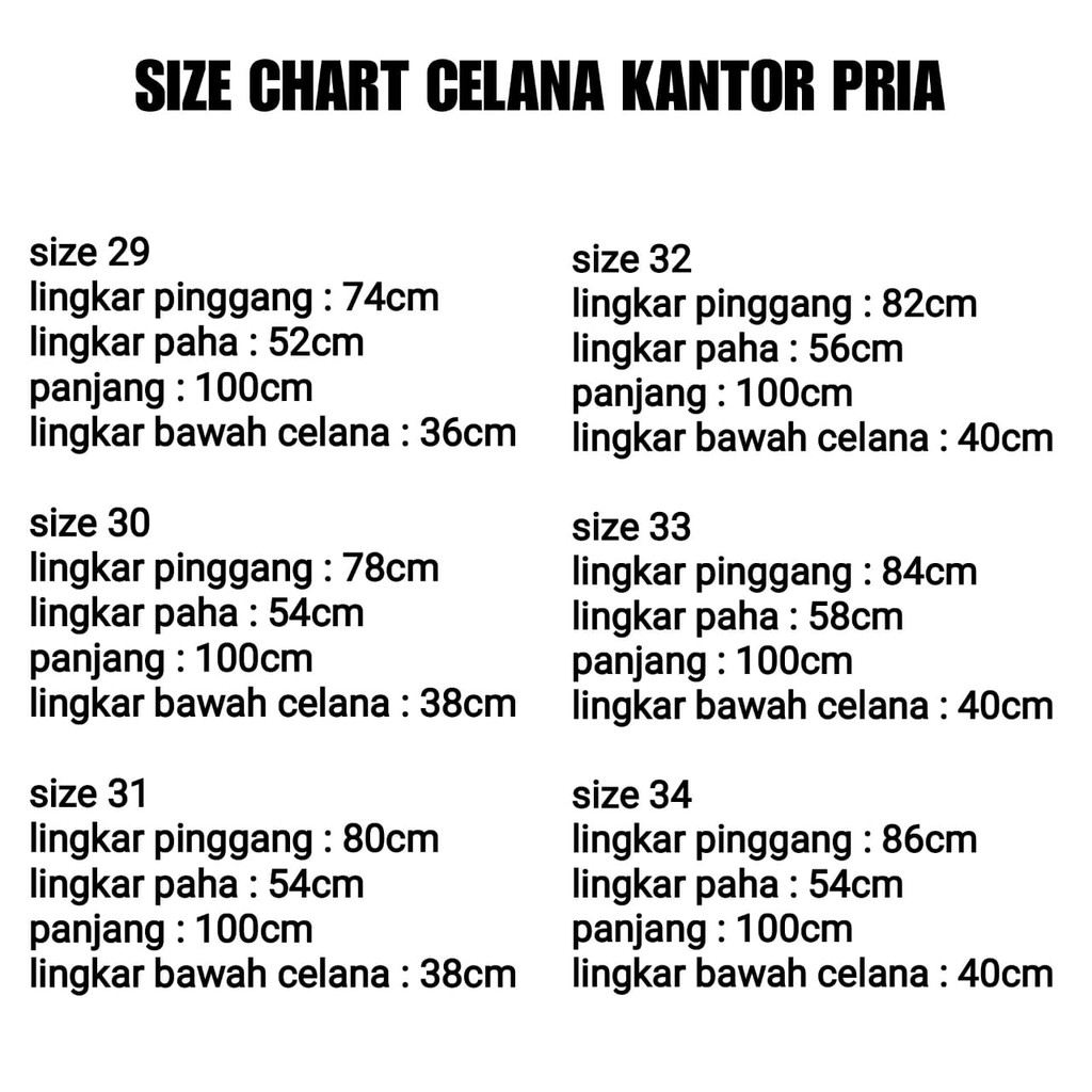 Celana Panjang Formal, Celana Kantor Slim Fit, Celana Pria , Celana Kerja