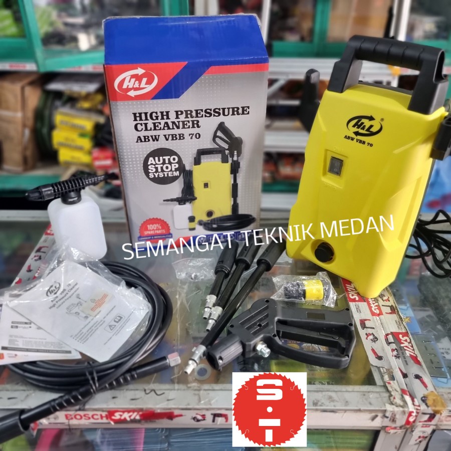 ABW-VBB70P MESIN STEAM CUCI MOBIL MOTOR JET CLEANER H&L ABW VBB 70P 70 VBB70