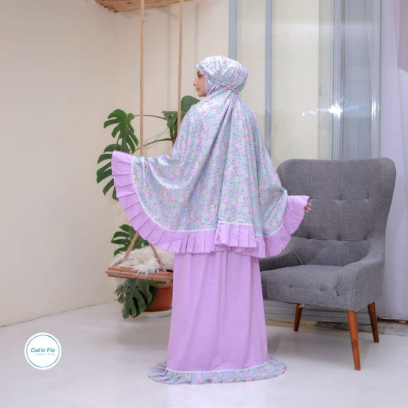 Afsheenastore Mukena Anak Aster Prayer Set By Cutepie / Bisa Couple