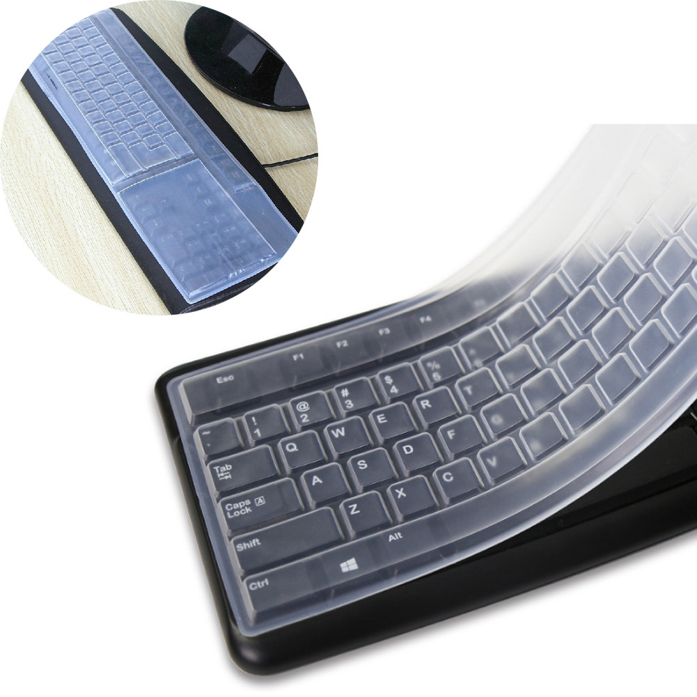 1pc Silicone Desktop Computer Keyboard Cover Skin Protector Cover